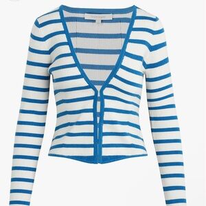 Favorite Daughter The Caroline Stripe Crop Cardigan